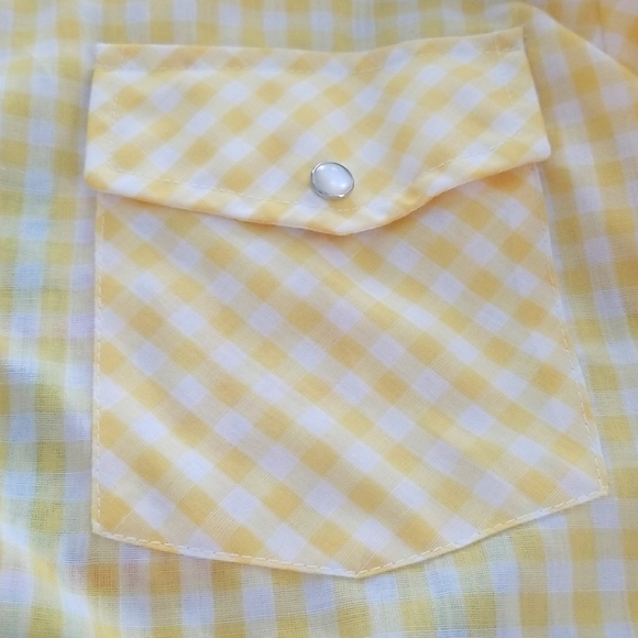 Malco Modes Vintage Square Dance Snap Button Shirt - Picture 5 of 8